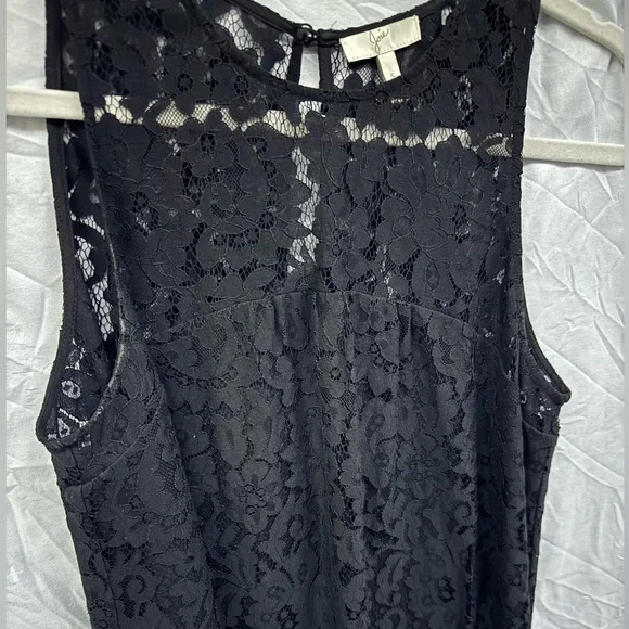 Joie Women's Fahfia B Sleeveless Lace DRESS S SMALL BLACK LACE - Picture 9 of 15